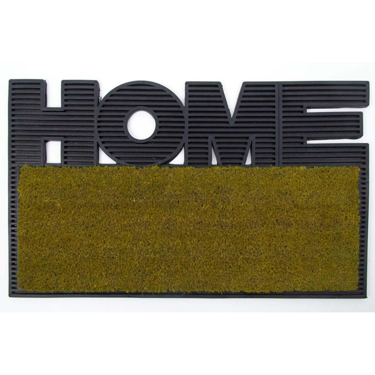 Covoras cauciuc si fibra cocos, 45 x75 cm, model OFFICE