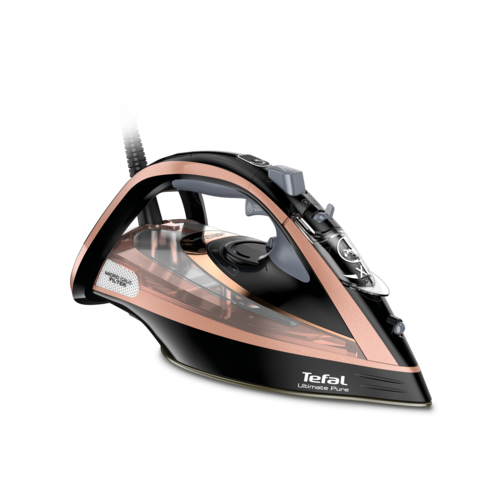 Fier de calcat cu aburi Tefal Ultimate Pure FV9845E0, 3200W, alb, 350ml