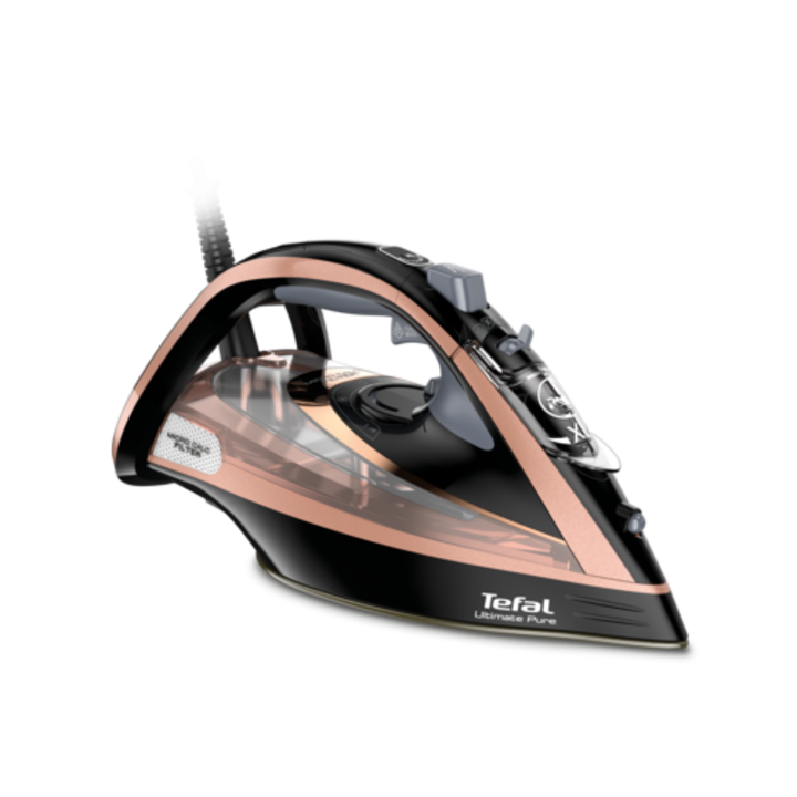 Fier de calcat cu aburi Tefal Ultimate Pure FV9845E0, 3200W, alb, 350ml