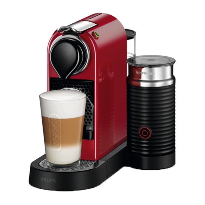 Krups XN761510 Nespresso® Citiz & Milk Kapszulás kávégép, Piros