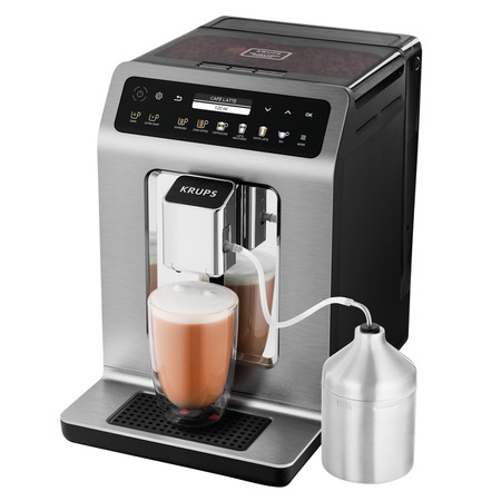 Espressor automat KRUPS Evidence Plus EA894T10, 2.3 L, 1450 W, 15 bari, Argintiu/ Negru