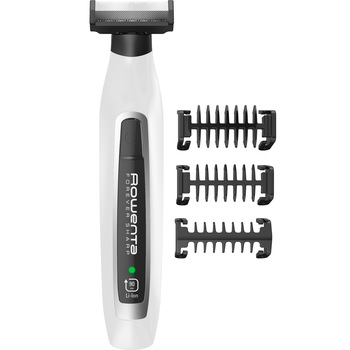 Aparat hibrid de tuns, conturat si barbierit Forever Sharp TN6010F4, lavabil, lame din inox cu autoascutire, 3 piepteni, Alb Aparat hibrid de tuns, conturat si barbierit Forever Sharp TN6010F4, lavabil, lame din inox cu autoascutire, 3 piepteni, Alb