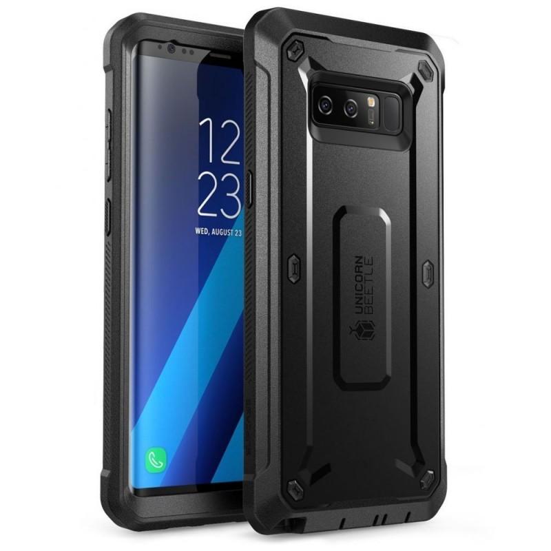 Carcasa 360 grade Supcase Unicorn Beetle Pro Samsung Galaxy Note 8 cu protectie display, Black