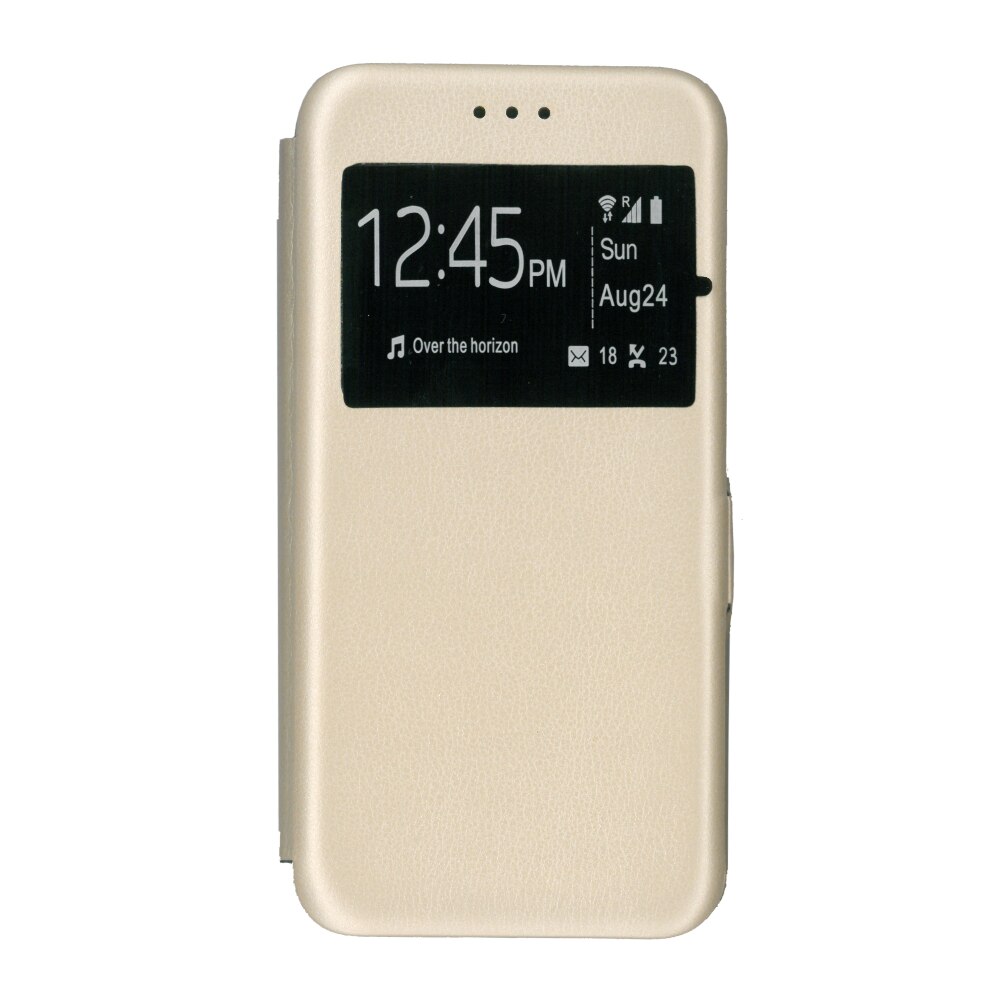 Husa de protectie tip carte, 360 Window, EuroCELL , pentru P Smart 2019,Gold