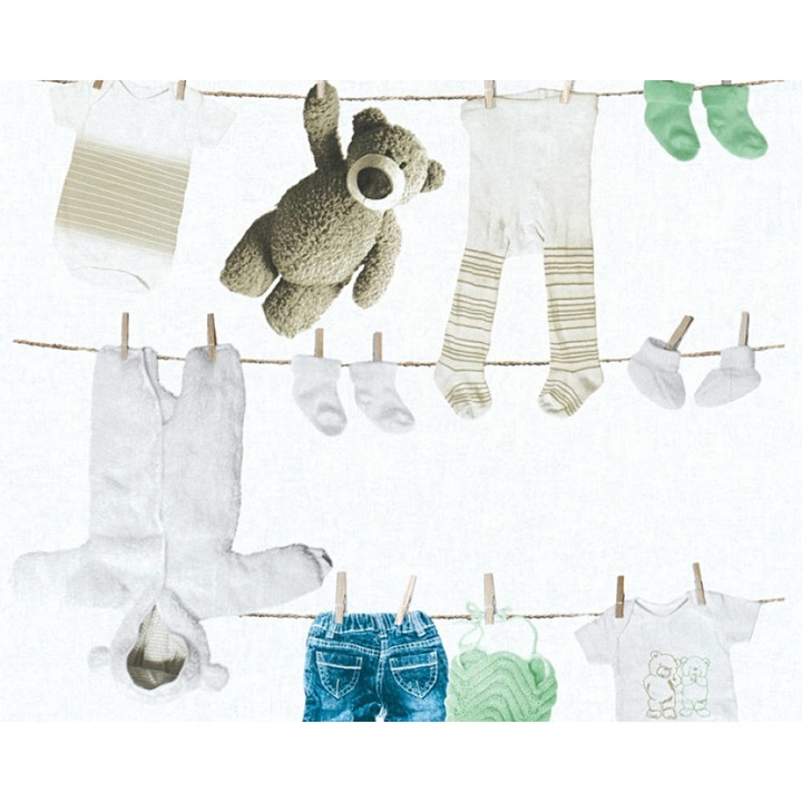 Tapet colectia Little Stars, Superlavabil, Vlies, 0.53 m x 10.05 mp = 5.3 mp, 358442