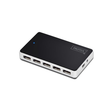 HUB 10-port USB2.0, negru HUB 10-port USB2.0, negru