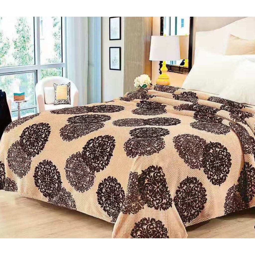 Patura Cocolino moale, cu model, punga cadou 200X230cm Gia28