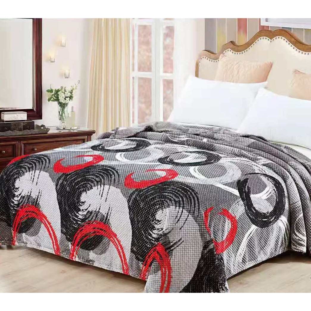 Patura Cocolino moale, cu model, punga cadou 200X230cm Gia29