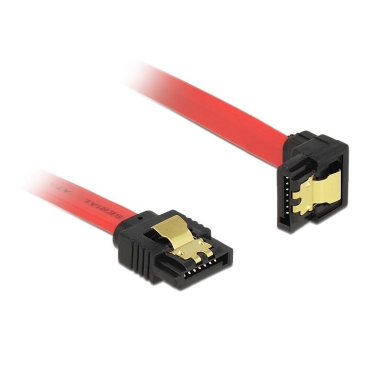 Кабел SATA III ЪГЪЛ 30cm, Delock 83978