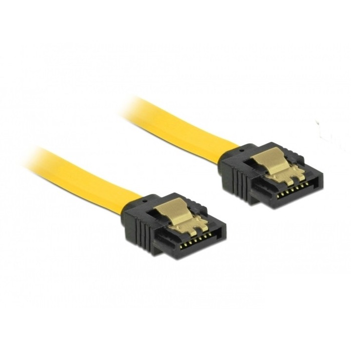 Кабел SATA III 50cm, Delock 82809