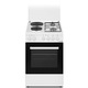Aragaz Arielli C-5060/2GFL, Latime 50cm, 2 arzatoare gaz+2 plite electrice, Cuptor electric, Convectie, alb