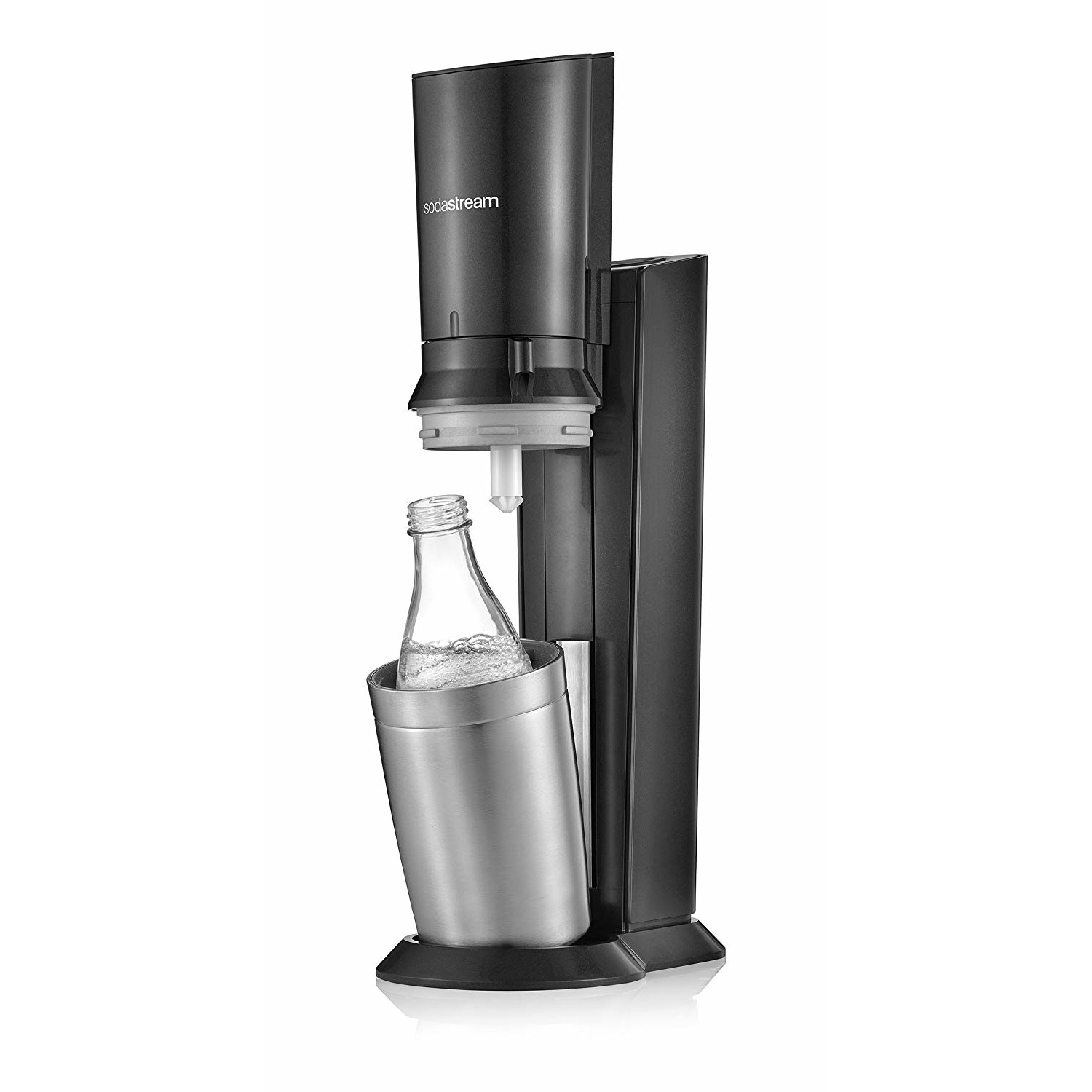 Уред за газиране на напитки Sodastream, комплект, титан/инокс - eMAG.bg
