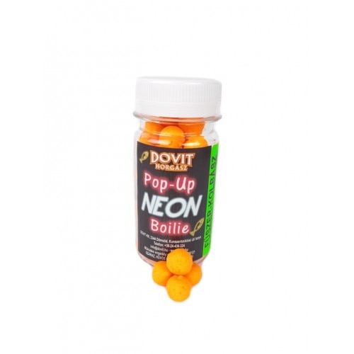 Boilies Dovit pop-up neon, 10mm, 40 g, carnat cu condimente