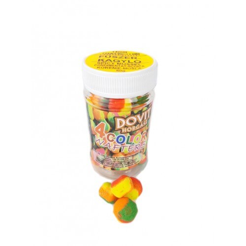 Pelete 4 color wafters DOVIT, 14MM, 50 g, condiment cu scoica