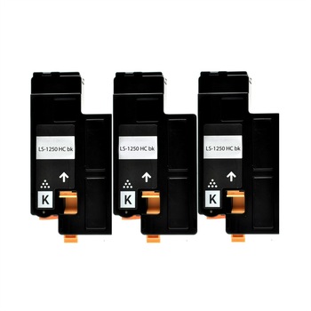 Set 3 Cartuse Black 6000Pag. Compatibile pentru Dell 1250c / 1350cnw / 1355cn / 1355cnw C1700 Series / 1760nw / 1765nf / 1765nfw/ 593-11016 / 59211648 / 3K9XM / DV16F / YJDVK| Set 3 Cartuse Black 6000Pag. Compatibile pentru Dell 1250c / 1350cnw / 1355cn / 1355cnw C1700 Series / 1760nw / 1765nf / 1765nfw/ 593-11016 / 59211648 / 3K9XM / DV16F / YJDVK|