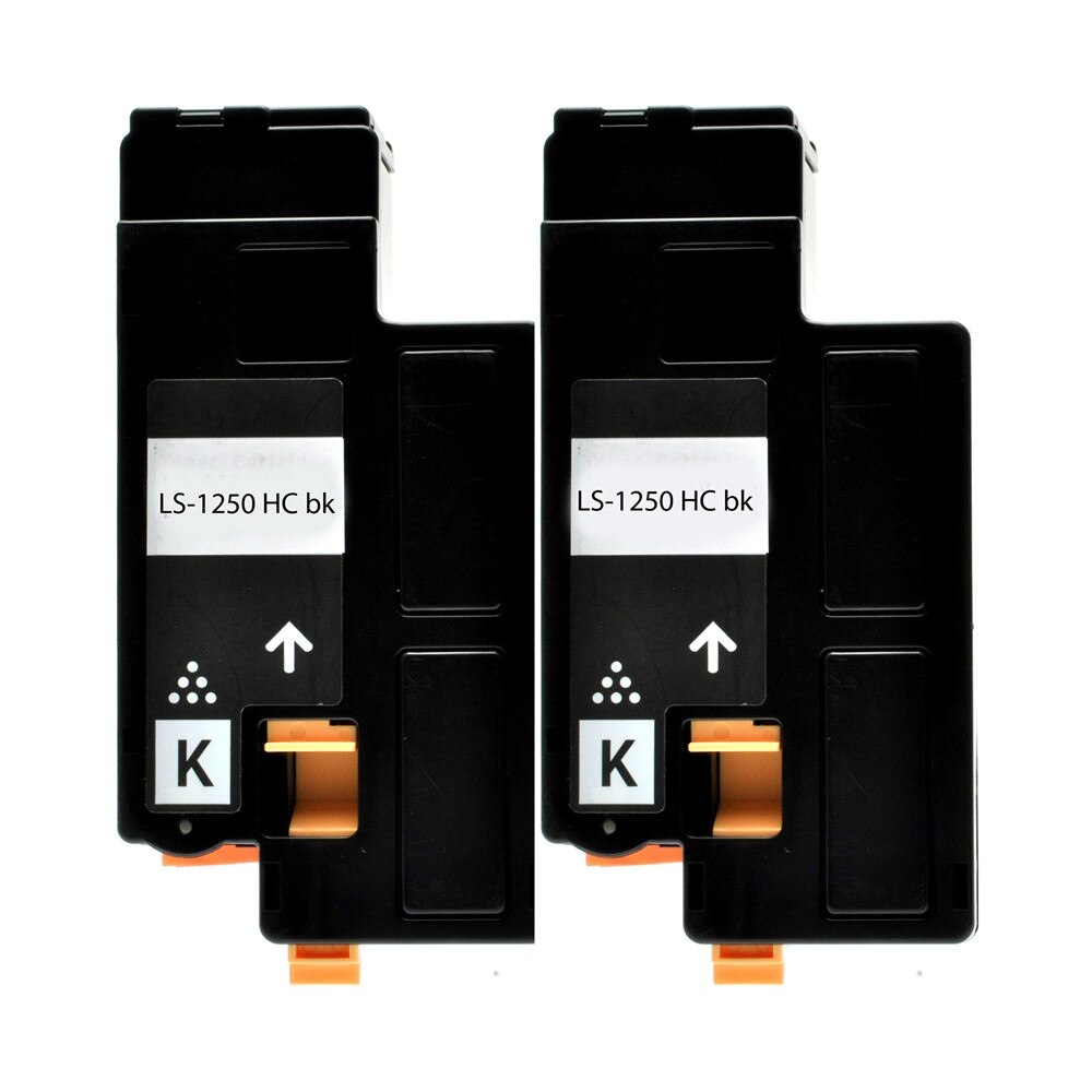 Set 2 Cartuse Black 4000Pag. Compatibile pentru Dell 1250c / 1350cnw / 1355cn / 1355cnw C1700 Series / 1760nw / 1765nf / 1765nfw/593-11016 / 59211648 / 3K9XM / DV16F / YJDVK|