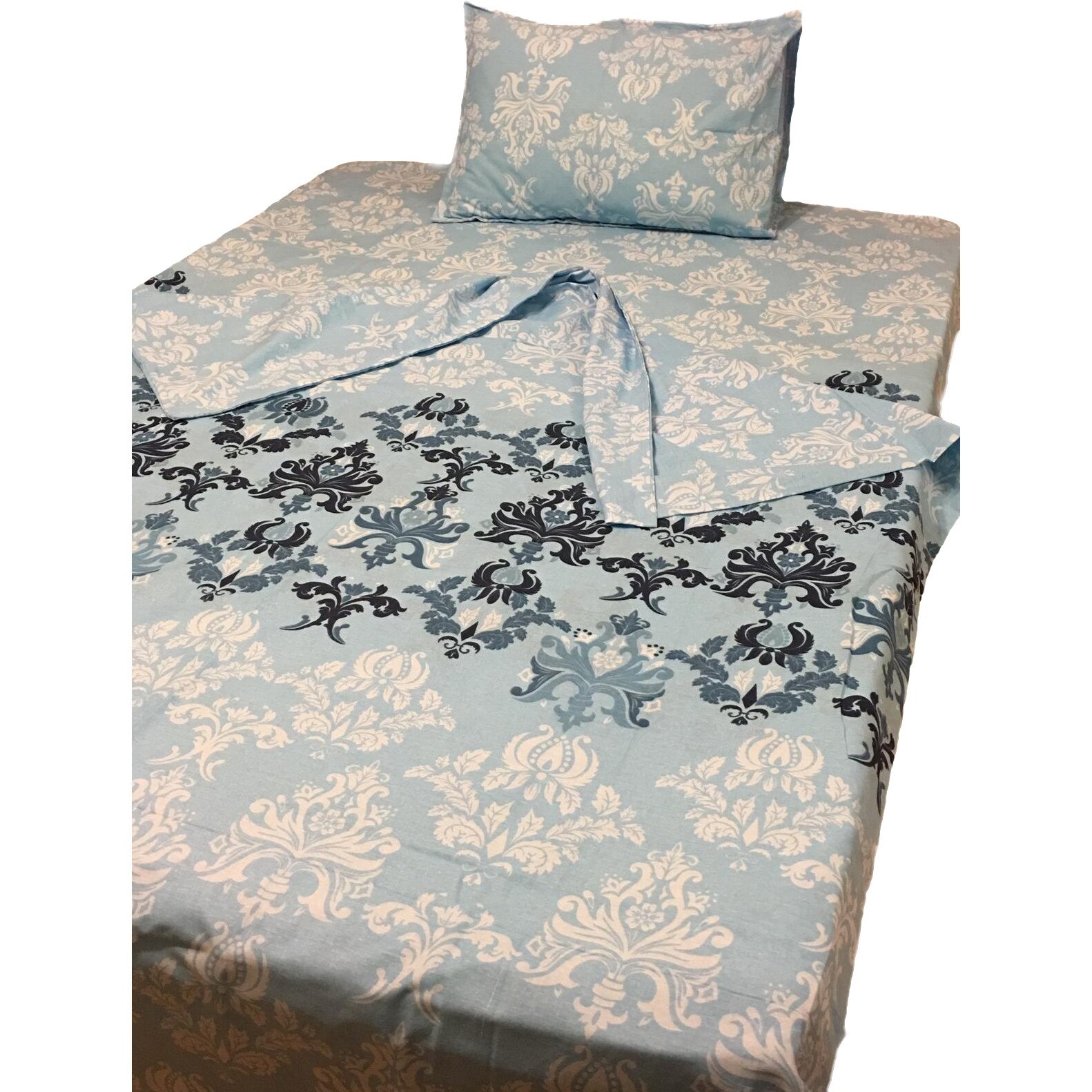 Lenjerie pat single, trei(3)piese, din bumbac 100%, by Liz Line - SP3106