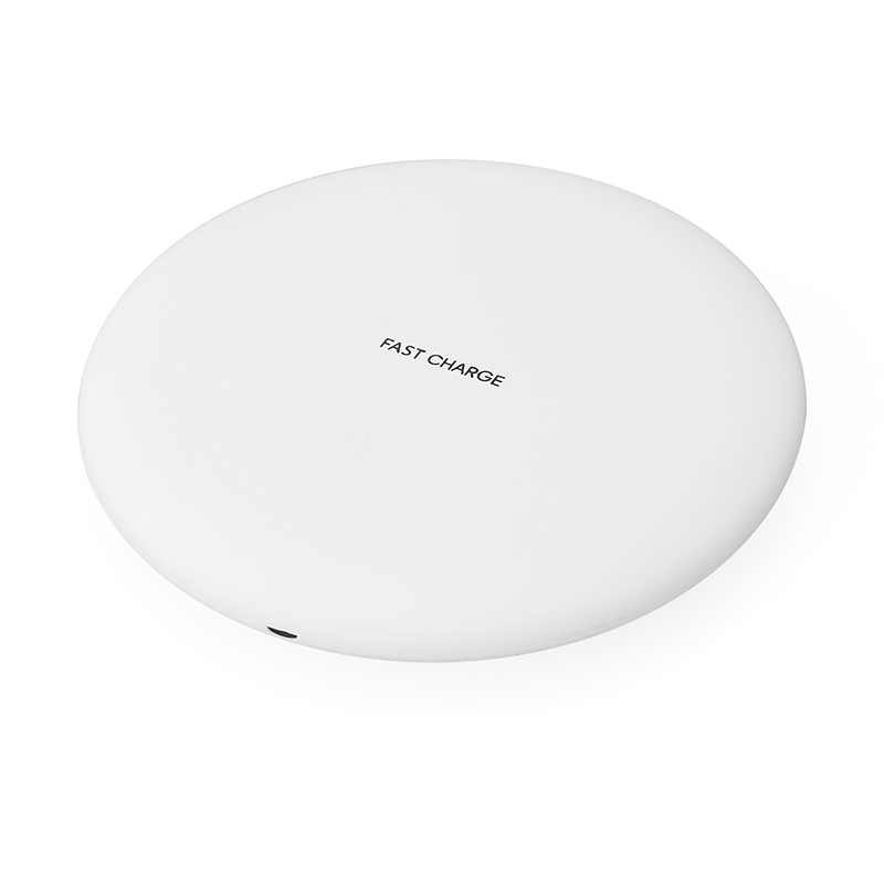 Incarcator wireless univesal Bibilel, fast charge, conector MicroUSB, Alb, BBL687