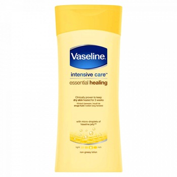 Lotiune de corp pentru piele uscata si sensibila Vaseline Intensive Care Essential Healing, 400 ml Lotiune de corp pentru piele uscata si sensibila Vaseline Intensive Care Essential Healing, 400 ml