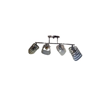 Lustra DC 6020/4, Argintiu, 4 brate reglabile, 4*e27 dulie ceramica Lustra DC 6020/4, Argintiu, 4 brate reglabile, 4*e27 dulie ceramica