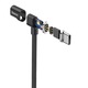 Cablu magnetic 1.5 m , usb Type-C , Baseus Magnet , 4.3 A , 86W , Fast Charge , compatibil cu MacBook , negru