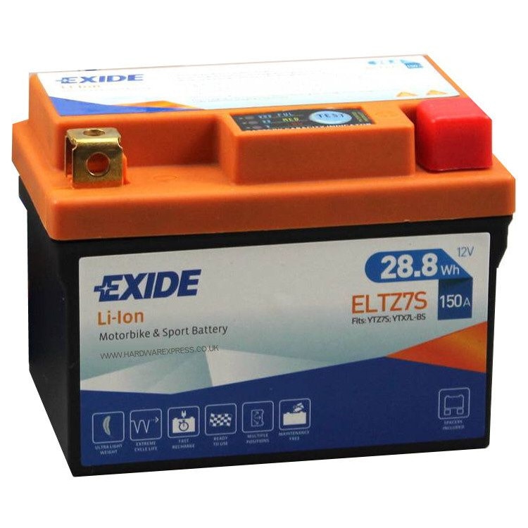 Baterie moto EXIDE Lithium ELTZ7S