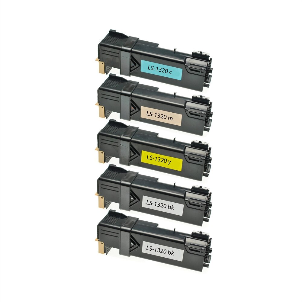 Set 5 Cartuse 2BK/C/M/Y 10.000Pag. Compatibile pentru Dell 1320c/Dell 1320cn/593-10258 / 59310250 / DT615|