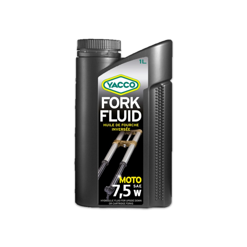 Ulei pentru furci inversate sau cu cartus YACCO FORK FLUID 7.5W- 1L