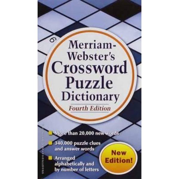 Merriam Webster's Crossword Puzzle Dictionary