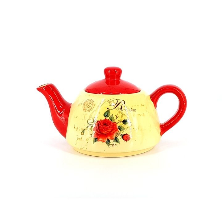 Ceainic ceramic rose 1088-2