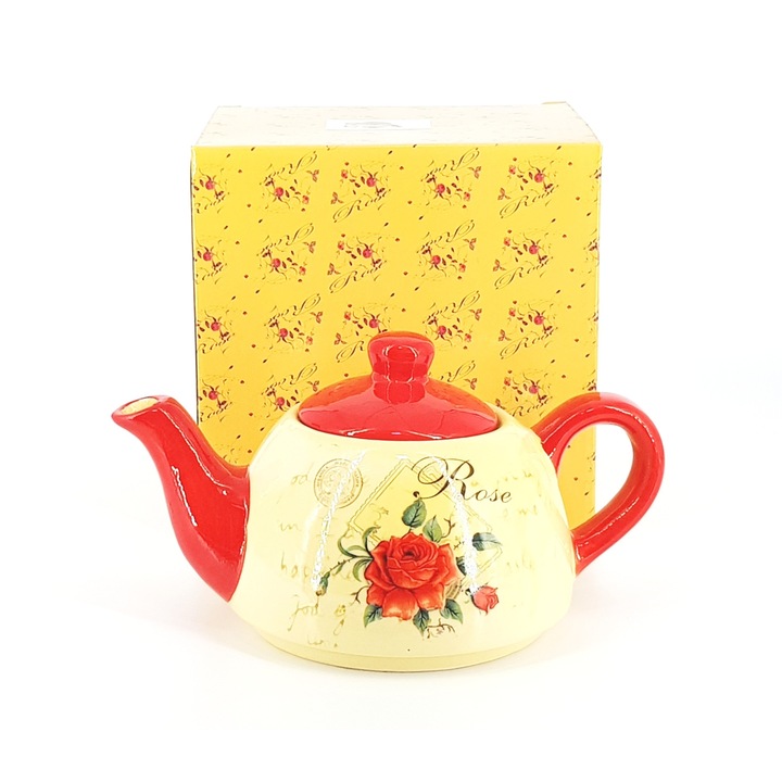 Ceainic ceramic rose 1088-2