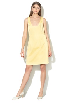 United Colors of Benetton, Rochie dreapta, Galben pastel United Colors of Benetton, Rochie dreapta, Galben pastel