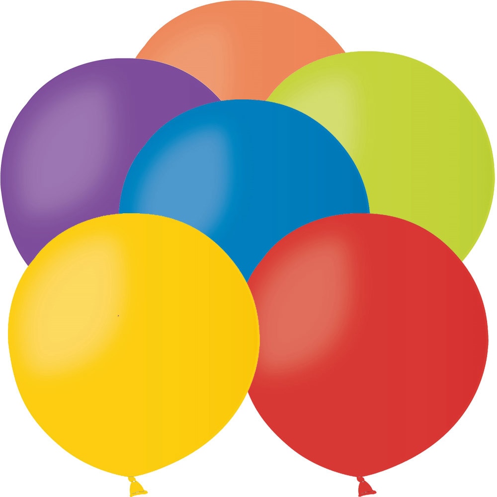 Baloane Latex Jumbo 48 cm, Asortate, Gemar G150.ASS, set 5 buc