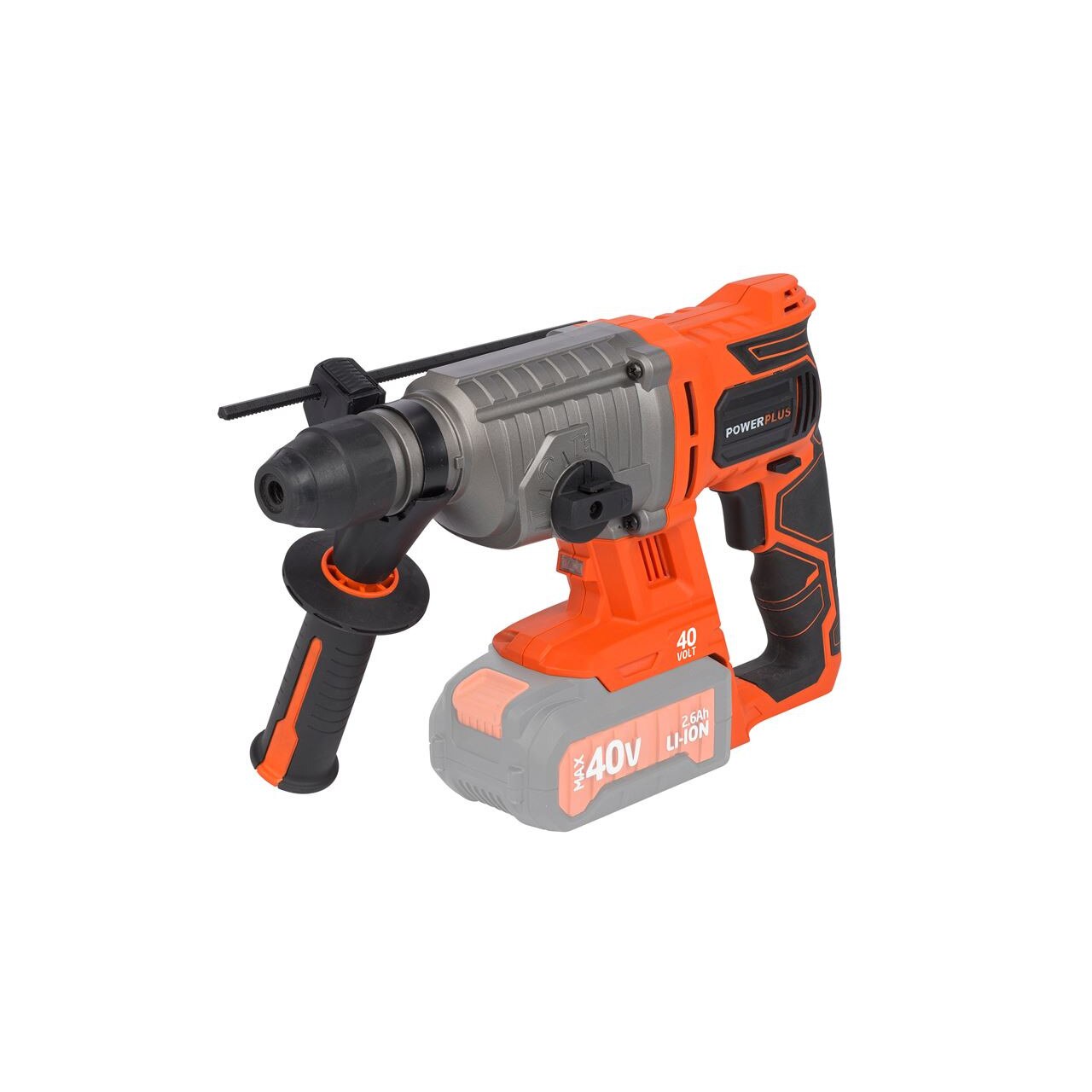 Ciocan rotopercutor PowerPlus-Dual Power, 40V, Li-Ion (fara acumulator si incarcator)