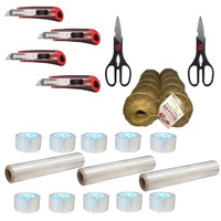 pachet 4 x cutter semiprofesinal  2 x foarfeca multifunctionala  3 x folie stertch paletizat  10 x sfoara iuta 100gr  10 x banda adeziva tip scotch transparent imagen 21_0_
0