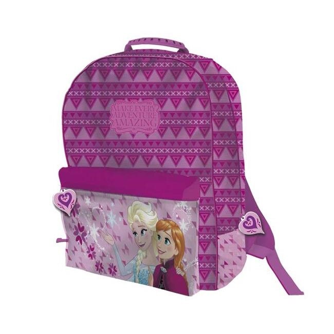 Ghiozdan Frozen 2 compartimente mov 46 cm