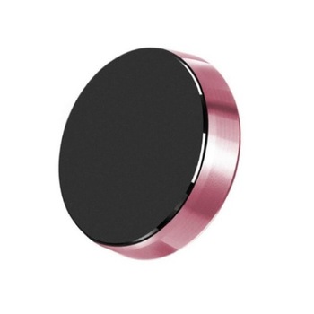 Suport Auto Magnetic Universal Mini, pentru telefon, de Bord sau Volan, ROZ, PINK Suport Auto Magnetic Universal Mini, pentru telefon, de Bord sau Volan, ROZ, PINK