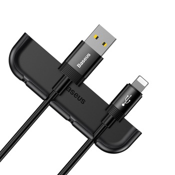 Organizator pentru cabluri telefon + aplicator folie telefon pentru iPhone X/XS , Baseus Cable Fixing Magic Tool , negru Organizator pentru cabluri telefon + aplicator folie telefon pentru iPhone X/XS , Baseus Cable Fixing Magic Tool , negru