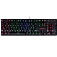 Tastatura gaming mecanica Redragon Mitra K551RGB, constructie metal / ABS, iluminare RGB, anti-ghosting, red switches