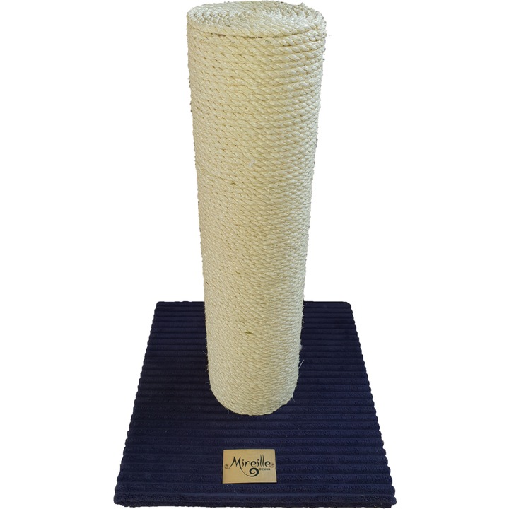 Stalp cu sisal natural, Mireille Design, 30 x 30 x 45, Albastru