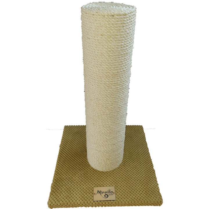 Stalp cu sisal natural, Mireille Design, 30 x 30 x 45, Oliv