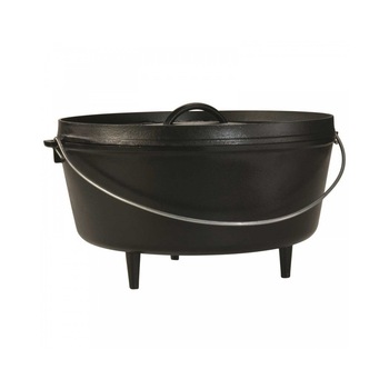 Ceaun din fonta cu capac - cuptor olandez Lodge 36 cm 9,5 litri L-14DCO3 Ceaun din fonta cu capac - cuptor olandez Lodge 36 cm 9,5 litri L-14DCO3
