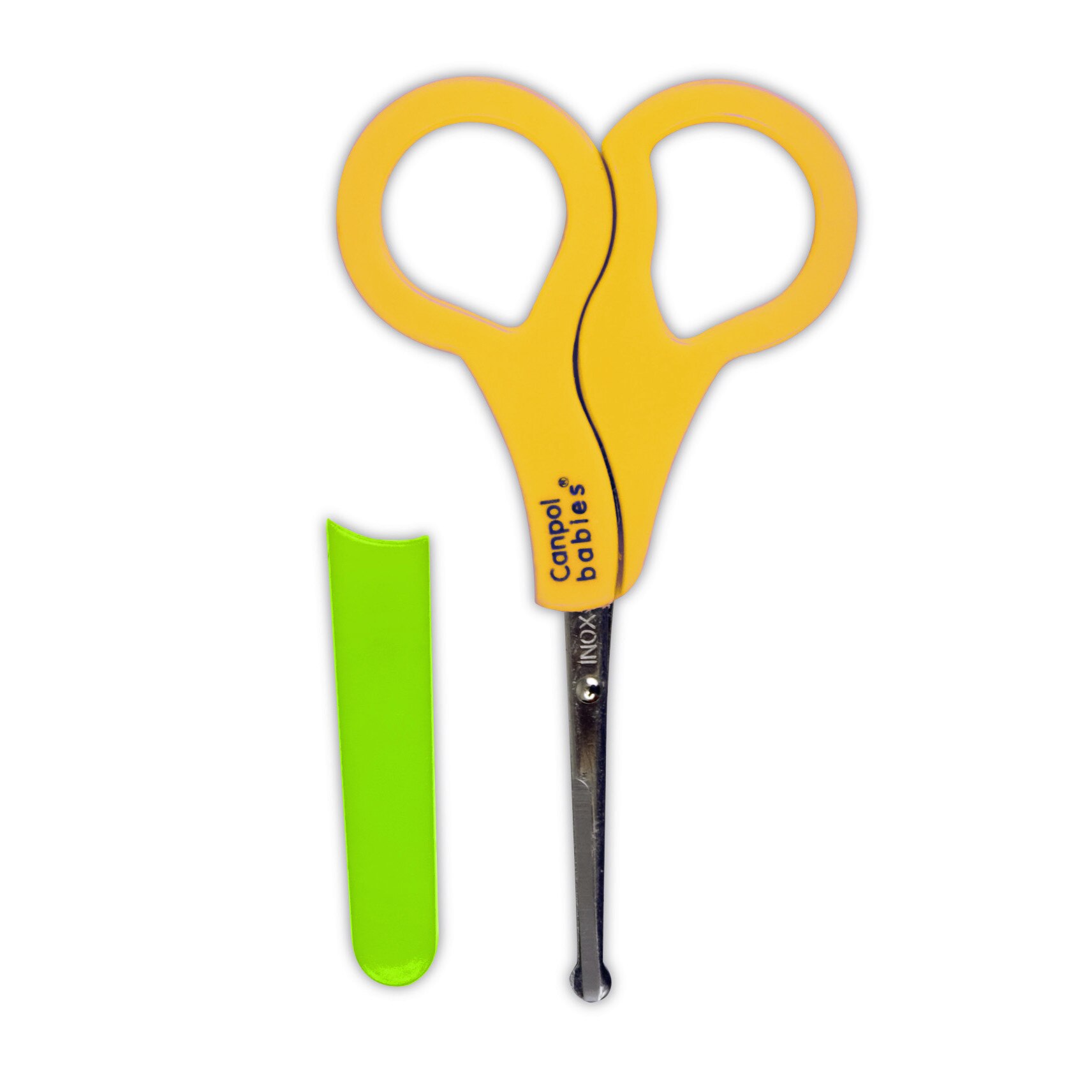 Forfecute cu protectie, galben si verde, Canpol, 2/809