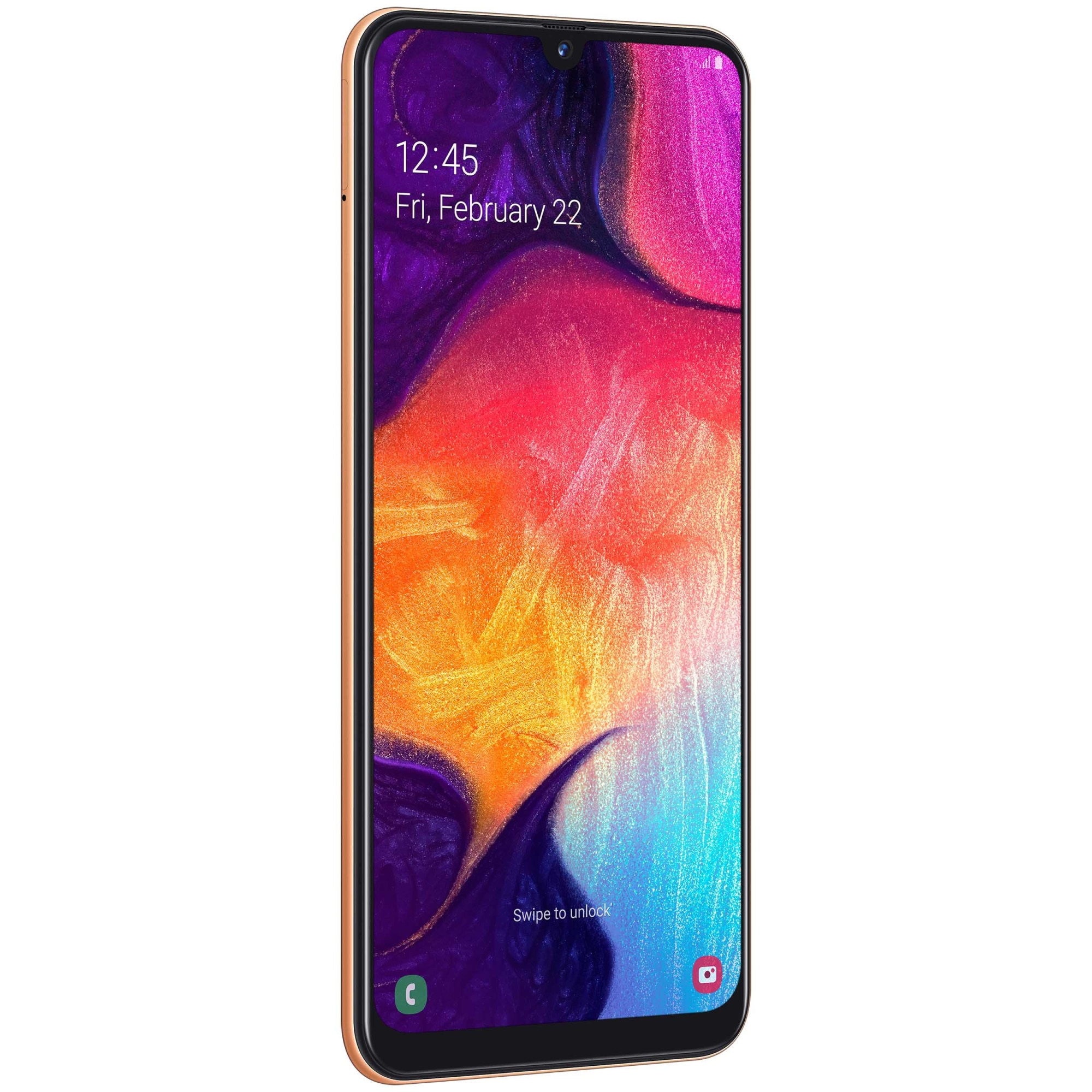 Смартфон Samsung Galaxy A50, Dual SIM, 128GB, 4G, Coral - eMAG.bg