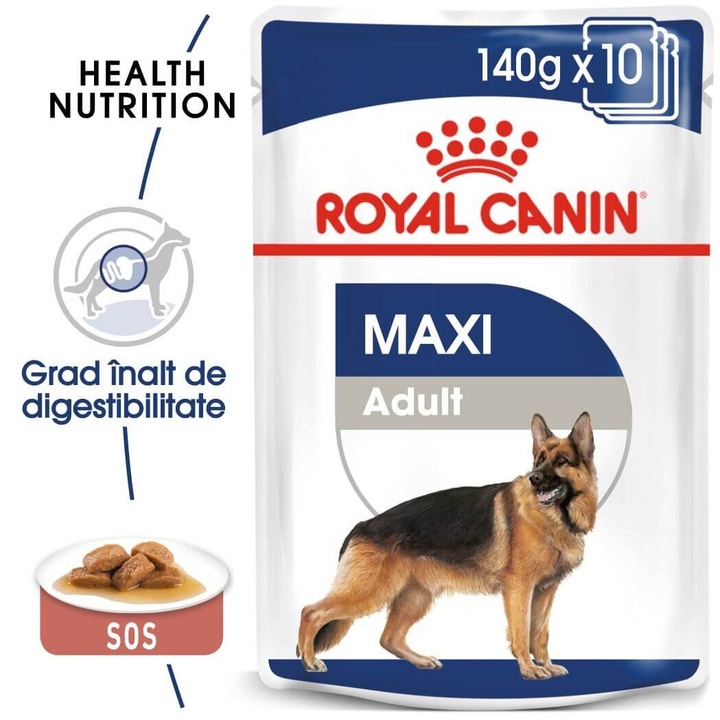 Храна за кучета Royal Canin, Maxi Adult, Комбинирано месо, 140 гр