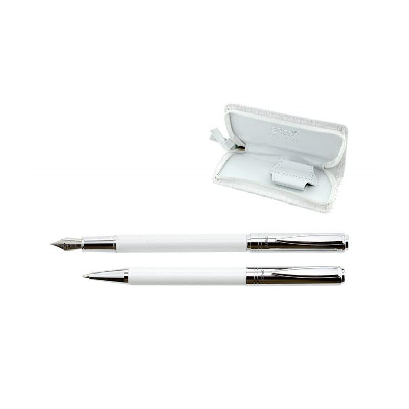 Set pix+stilou Daco SE272W alb
