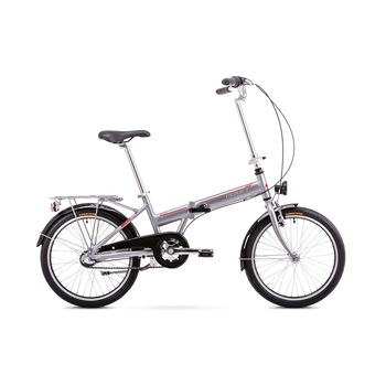 Bicicleta pliabila unisex Romet Wigry 3 Argintiu/Rosu 2019 Bicicleta pliabila unisex Romet Wigry 3 Argintiu/Rosu 2019