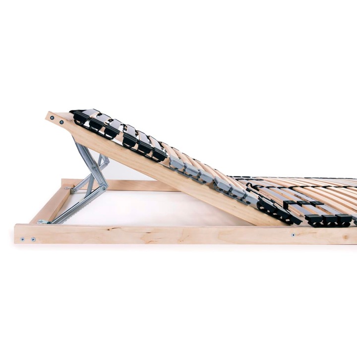 vidaXL ágyrács, 2 db, 42 léc, 7 zónás, 90 x 200 cm, 14 kg