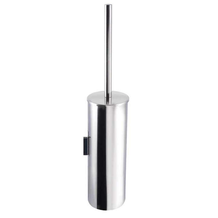 Perie WC cu support KAPITAN LUX, Inox 18/10, AISI 304
