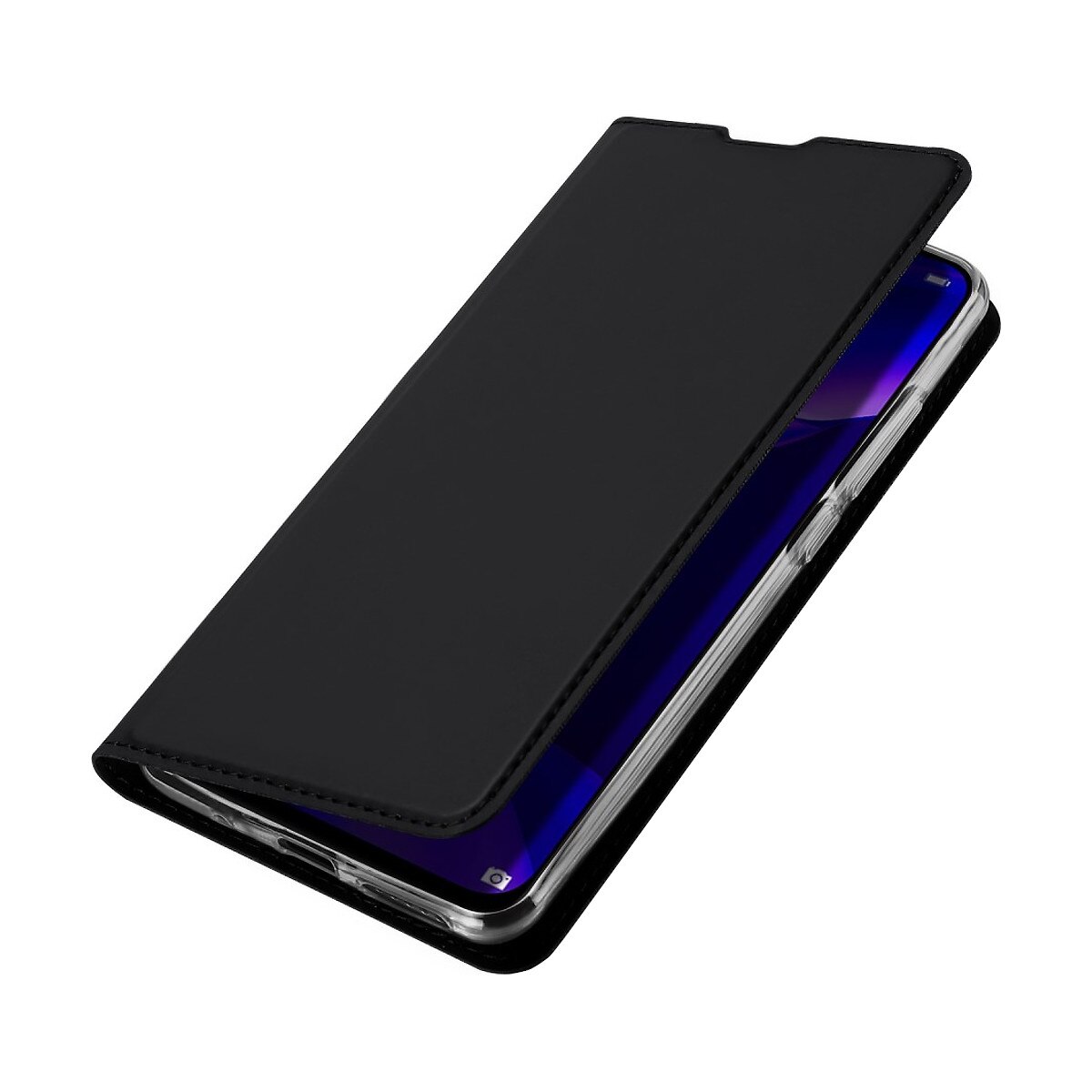Husa carte flip wallet Dux Ducis pentru Huawei Nova 4, negru